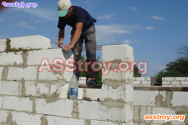 Պատերի շար և երեսպատում